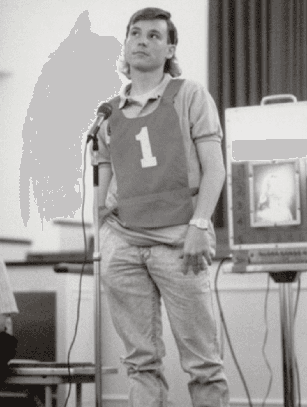 Bible quizzer pondering what the answer could be